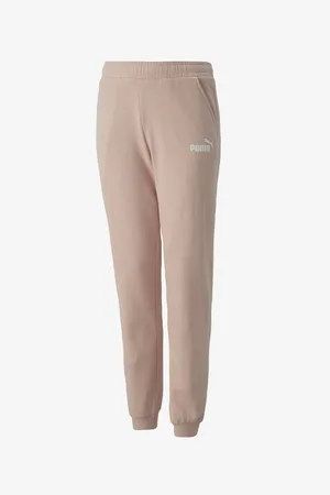 PUMA Světle růžové holčičí tepláky Alpha - Holky