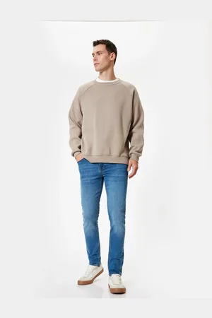 Koton Buttoned Standard Waist Slim Fit Jeans - Brad Jean
