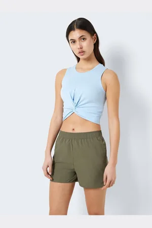 Noisy May Světle modrý dámský crop top Twiggi - Dámské