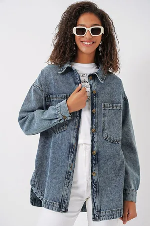 Bigdart 0659 Boyfriend Jean Shirt - Blue