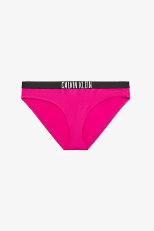 Calvin Klein Tmavě růžový dámský spodní díl plavek Underwear - Dámské