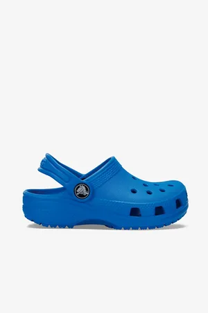 Crocs Modré dětské pantofle - Holky