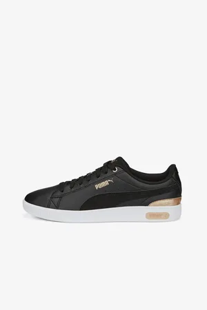 PUMA Černé dámské tenisky Vikky v3 Space Metallics Black- - Dámské