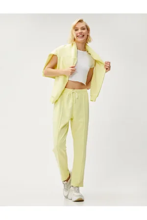 Koton Skinny Leg Tepláky Žebrovaná kravata v pase