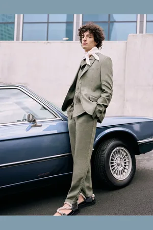 Koton Summer Trousers Slim Fit Chino Buttoned Pocket Detail