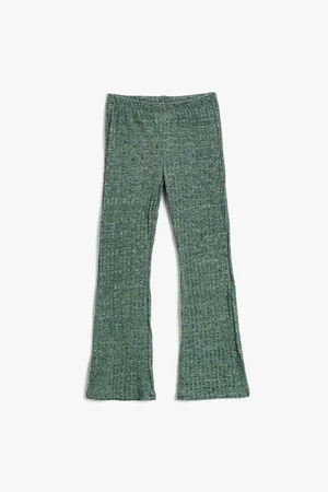 Koton Spanish Leg Leggings Trousers Elastic Waist Soft Texture