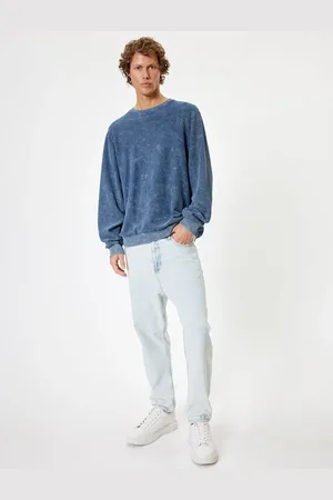 Koton Buttoned Regular Waist Cotton Loose Fit Jeans - Steve Jean