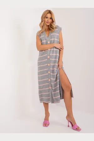 BADU Dress-BA-SK-6110.04-grey-pink