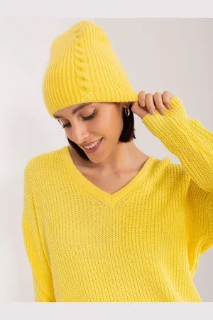 Wool Fashion Italia Cap-AT-CZ-2328.41X-Yellow