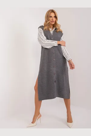 BADU Dress-BA-SK-6109.07-dark gray