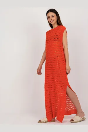 BADU Dress-BA-SK-9003.47P-Orange