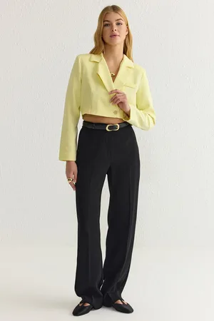 Trendyol Yellow Blazer Jacket