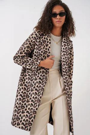 Bigdart 9085 Patterned Cashmere Coat - C. Brown