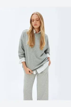 Koton Basic Sweatshirt Crew Neck Long Sleeve Comfortable Pattern