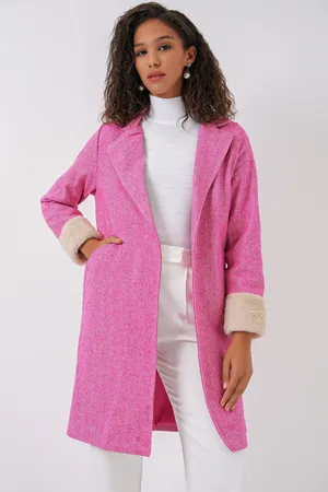 Bigdart 9085 Fish Back Cashew Coat - A.Fuchsia