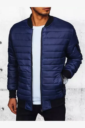 D-Street Pánská bunda prošívaná bomber jacket tmavě