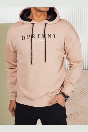 D-Street Pánská mikina s potiskem Barva béžová