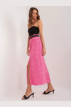 Sublevel Skirt-D73771M50223A-dark pink