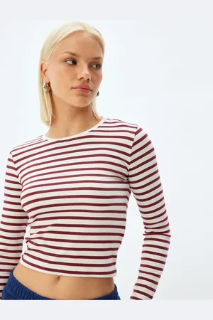 Koton Long Sleeve Basic T-Shirt Crew Neck Combed Cotton