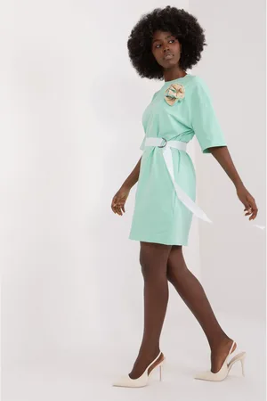 My red lips Dress-EM-SK-825.02-mint