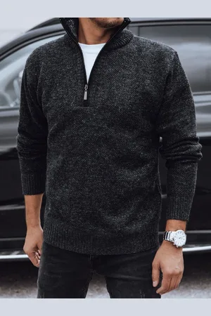 D-Street Sweter męski czarny