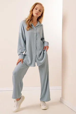 Bigdart 5858 Knitted Double Suite - Light Blue