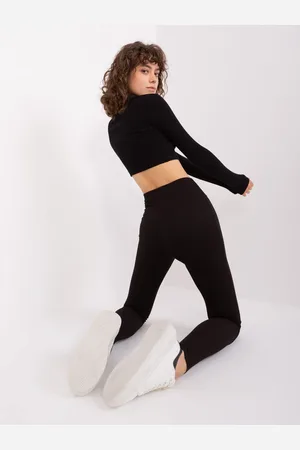 RUE PARIS Leggings-LO-LG-LK-512.04-black