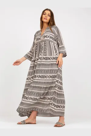 Eight2Nine Dress-D73771M30219A2EN-black-beige