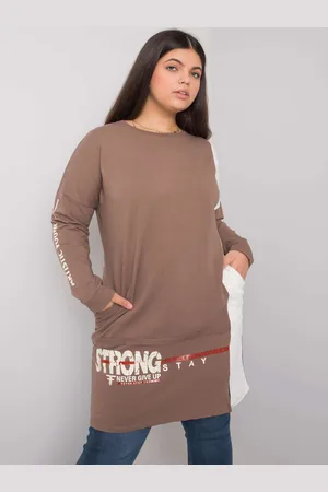 RELEVANCE Tunic-RV-TU-7222.80P-Brown