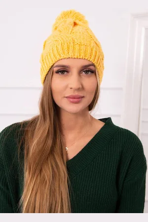 Kesi Stefania fleecová čepice K278 žlutá