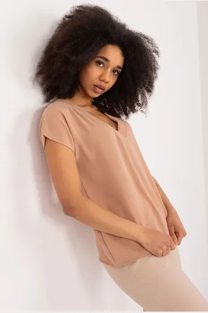 BASIC FEEL GOOD Blouse-RV-BZ-9645.29-camel