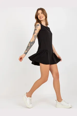Lily&rose Tunic-EM-TU-HS-20-282.38P-black