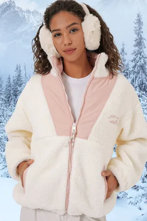 Bigdart 5194 Zippered Plush Jacket - Pink