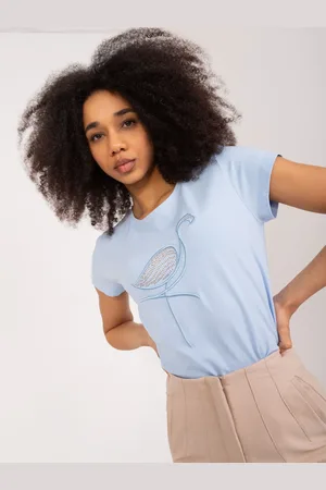 BASIC FEEL GOOD Blouse-RV-BZ-9646.07-light blue