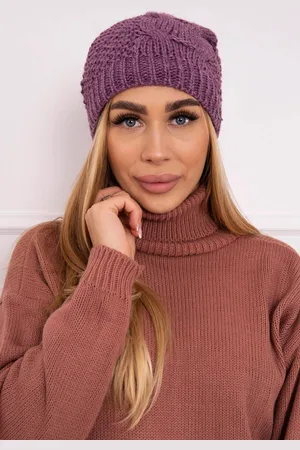 Kesi Fleecová čepice Carolina K243 tmavě růžová