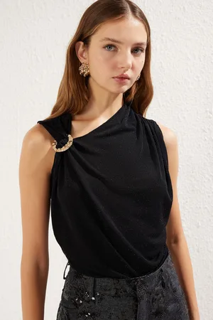 Trendyol Black Accessory Knitted Bodysuit
