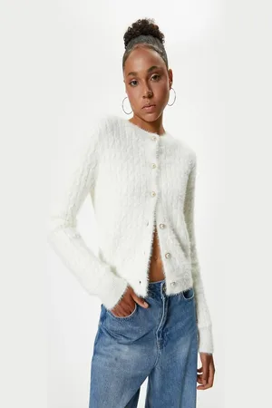 Koton Ecru Youth Cardigan