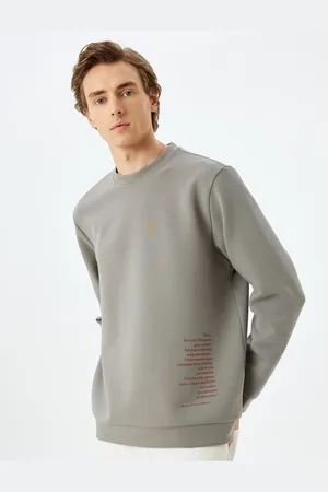 Koton Crew Neck Cotton Blended Atatürk Printed Sweatshirt