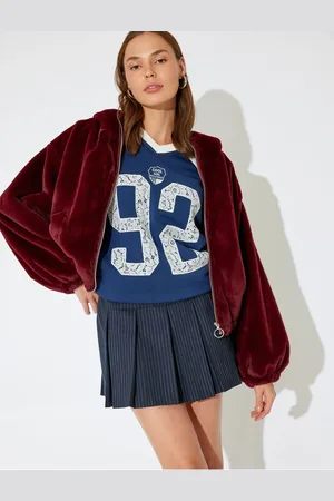 Koton X Inji - Mini Pleated Button Detailed Short Skirt