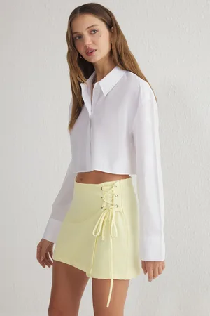 Trendyol Yellow Shorts & Bermuda