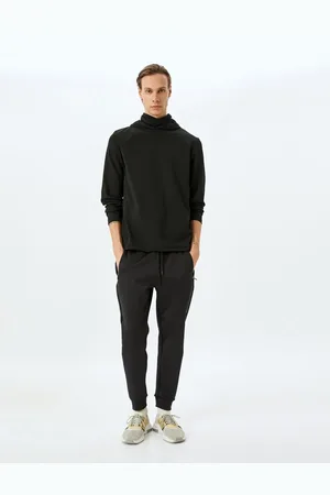 Koton Tied Waist Zippered Pocket Detail Scuba Fabric Jogger Sports Sweatpants