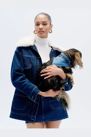 Koton Denim Jacket Faux Für Collar Pocket Detail Buttoned Comfortable Fit