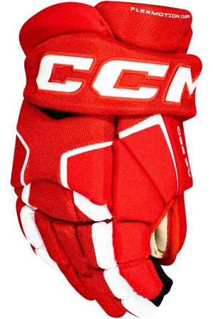 CCM Hokejové rukavice Tacks AS 580 Red/White Senior 15 palců