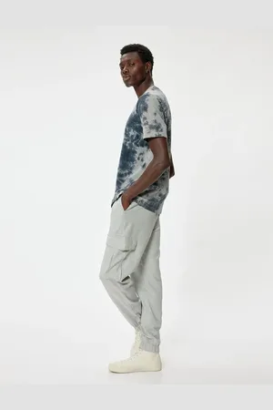 Koton Linen Jogger Pants Oversize Cargo Pocket Detail