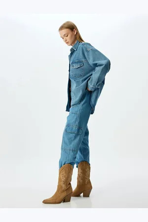 Koton Jogger Cargo Pocket Button Down Jeans