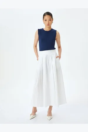 Koton Standard Waist Pocket Long Bell Skirt