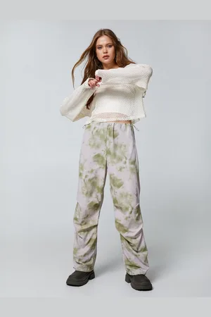 Koton Crop Openwork T-Shirt Long Sleeve Crew Neck
