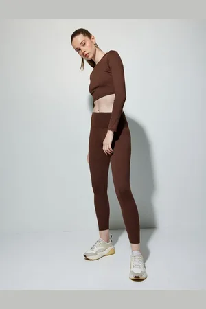 Koton Sports Leggings High Waist Soft Touch Stitch Detail Slim Fit