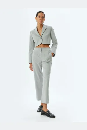 Koton Standard Waist Slim Fit Pocketed Cigarette Pants