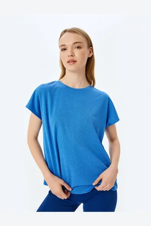Koton Crew Neck Short Sleeve Oversize Sports T-Shirt